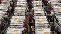 Counting begins in midlands northwest constituency of the European elections News Clip