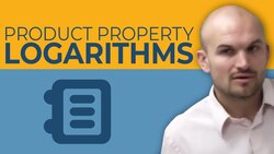 What is the product property of logarithms Instructional Video