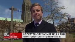 Tom Hanks says he has money on Leicester. Do you? News Clip