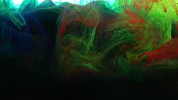 Abstract Colorful Color Spreading in Water Stock Footage