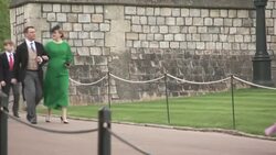 Guests Arriving for Wedding of Lady Gabriella Windsor and Thomas Kingston News Clip