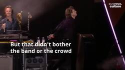 Golden Oldies in the sun - The Stones roll back the years on Lyon's hottest ever day News Clip