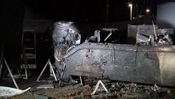 Police: Multiple boats catch fire after driver crashes into Babylon boatyard; driver charged with DWI News Clip