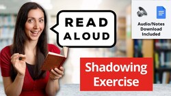 Practice Speaking English - Read with me (Shadowing Practice) Instructional Video