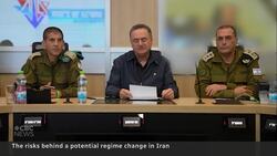 Israeli defence minister taunts Iran with regime change News Clip