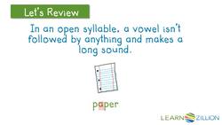 Decoding Words with Long O Sound at the End of a Syllable Instructional Video