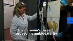 He could draw with both hands! Research 'shows Da Vinci was ambidextrous' News Clip