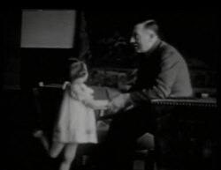 Hitler with Herta Schneider's children Stock Footage