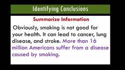 Identifying Conclusions 1 Instructional Video