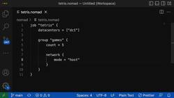 Getting Started with HashiCorp Nomad - Demo - Create a Job Specification Instructional Video
