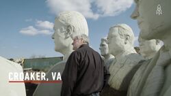 Giant presidential statues, a backyard collection visible from space Instructional Video