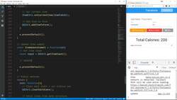 Updating Items & Total Calories Instructional Video