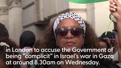 Pro-Palestine protesters arrested as hundreds blockade FCDO to demand government halts arms to Israel News Clip