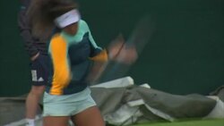 Naomi Osaka training for the WTA Birmingham Classic News Clip