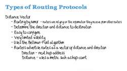 routing protocols : Types of Routing Protocols -Distance Vector, Link State Instructional Video