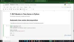 A Practical Approach to Timeseries Forecasting Using Python - Automatic Time Series Decomposition Instructional Video