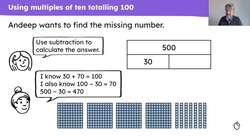 Use known facts to solve problems involving partitioning numbers Instructional Video