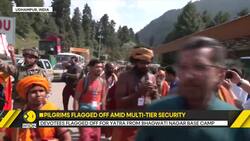 Amarnath Yatra 2025: first batch of pilgrims reach base camps in Pahalgam, Baltal News Clip