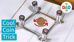 Making a Coin Spin with Forks and Batteries Instructional Video