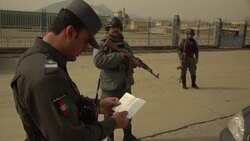 Military checkpoints in the streets of Kabul News Clip
