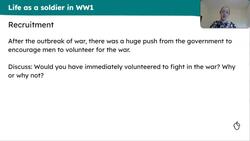 Considering the relationship between the poetry of WW1 and the context Instructional Video