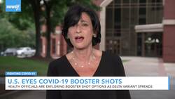 U.S. Health Officials Eye COVID-19 Booster Shots As Variant Spreads News Clip