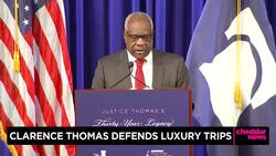Clarence Thomas Defends Luxury Trips News Clip