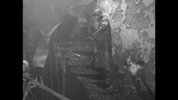 During Great Depression, Federal Transient Bureau building in Lynchburg, VA, is destroyed by fire News Clip