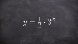 Graphing exponential growth equations Instructional Video