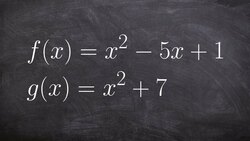 How to evaluate the addition of two functions Instructional Video