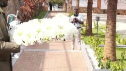 CHOGM - UK PM Boris Johnson visits Kigali Genocide Memorial News Clip