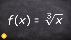 How to find the inverse of a cubic root function Instructional Video
