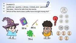 Solving Money Word Problems Instructional Video