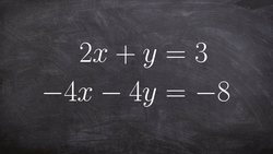 Using Elimination and the LCM to Solve a System Instructional Video