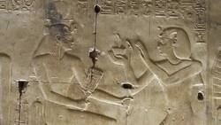 Egypt, Abydos - Temple of Sety I Stock Footage