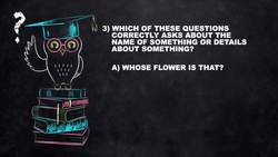 Question Words: Who, What, Where, When, Why, and How Instructional Video