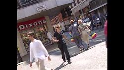 Oxford Street shoppers in 1998 News Clip