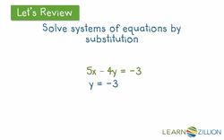 Solving Systems of Linear Equations with Constraints Instructional Video