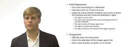 Arraignment and Initial Appearance Instructional Video