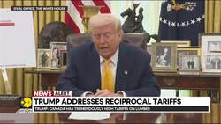 US President Donald Trump speaks from the Oval Office News Clip