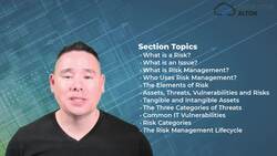 Risk Management 101 for IT Professionals Essential Concepts - Section Introduction - Understanding Risk Instructional Video