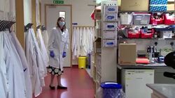 Boris Johnson visiting Oxford vaccine research lab News Clip