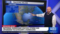 Hurricane Helene reaches Category 2 status as Florida braces for major impact News Clip