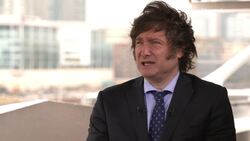 Argentina Presidential Candidate Milei on Closing the Nation's Central Bank, Dollarization News Clip