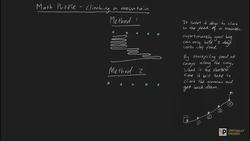 Math Puzzle - climbing a mountain Instructional Video