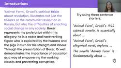 Writing effective introductions and conclusions on 'Animal Farm' Instructional Video