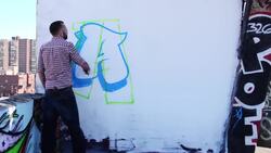 How to Draw an A in Graffiti Instructional Video
