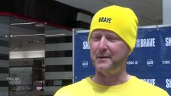 Volunteers lose locks at annual Shave for the Brave event News Clip