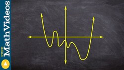 Learn to find the end behavior from a graph in formal form Instructional Video