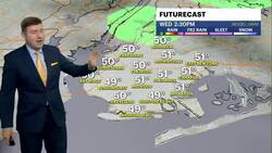 Colder and breezy conditions return to Brooklyn before potential warm surge News Clip